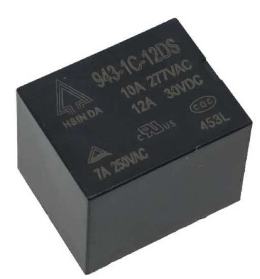Rele Eletromecânico 943-1C-12DS 12VDC 5 Pinos